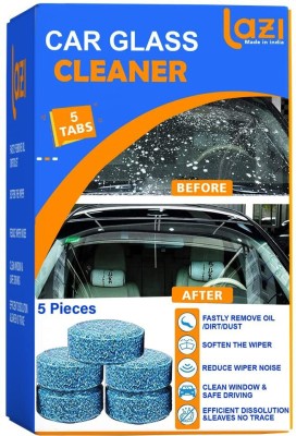 LAZI (5 Tablets) Car Windshield glasswasher Cleaner Cleaning Detergent effervescent Tablet Concentrate Vehicle Glass Cleaner(5 g)