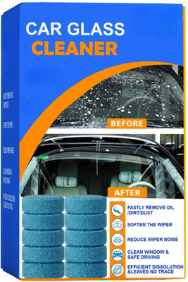 Ankev 50 Tab Car Windshield Glass Wiper Washer Cleaner Cleaning Washing Tablet (50gm) Tablet Concentrate Vehicle Glass Cleaner(50 g)