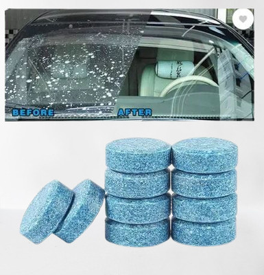 PRERNA Car Wiper Cleaner Tablet Pack 10@ 6007 Tablet Concentrate Vehicle Glass Cleaner(10 Tablets)