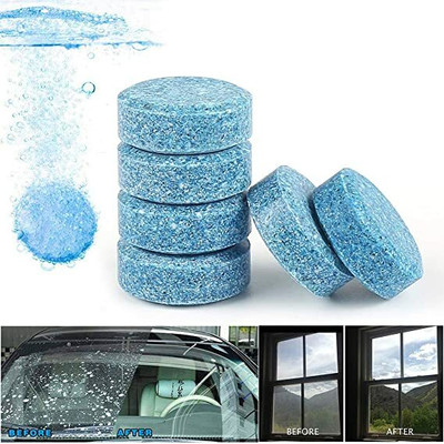 VAKRA CAR GLASS CLEANING TABLET Tablet Concentrate Vehicle Glass Cleaner(200 g)