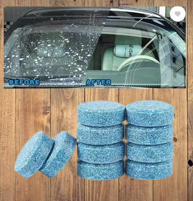 PRERNA Car Wiper Cleaner Tablet Pack 10@ 6009 Tablet Concentrate Vehicle Glass Cleaner(10 Tablets)