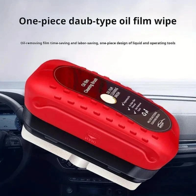 DHULKI Oil film cleaning brush-1 Foam Vehicle Glass Cleaner(1 Tablets)