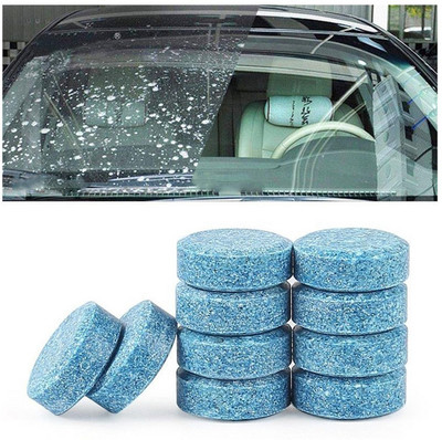 TopDoc Glass Cleaner Wiper Detergent Effervescent 10 TABLET s2 Tablet Concentrate Vehicle Glass Cleaner(10 g)