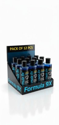 Formula 9x Windshield Washer Fluid Concentrate - 200ml x 12Pcs Liquid Vehicle Glass Cleaner(2400 ml)