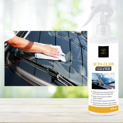 SAPI'S Auto Glass Cleaner 200ml, Glass cleaner for Car Windscreen Liquid Vehicle Glass Cleaner(200 ml)
