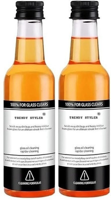 Trendy Styler Windshield Washer Fluid For Car Car Windshield Cleaner Liquid In Form(Pack of 2) Liquid Vehicle Glass Cleaner(100 ml)