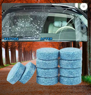 PRERNA Car Wiper Cleaner Tablet Pack 10@ 6003 Tablet Concentrate Vehicle Glass Cleaner(10 Tablets)