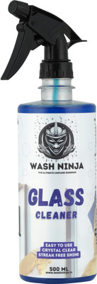 WASHNINJA CRYSTAL CLEAR GLASS CLEANER Liquid Vehicle Glass Cleaner(500 ml)