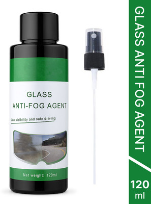 aksmit Anti Fog Spray & Rain Repellent Spray for Car Windshield Glass Water Liquid Vehicle Glass Cleaner(120 ml)