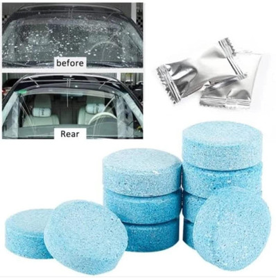 Amenitive Auto Windshield Glass Cleaner 10PCS Set Tablet Concentrate Vehicle Glass Cleaner(10 Tablets)