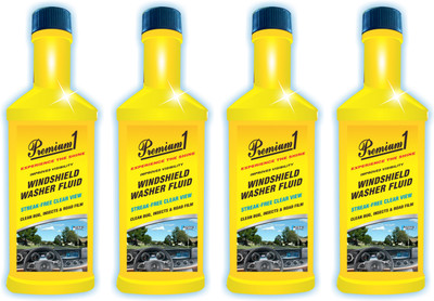 Premium1 Windshield Cleaner Pack of 4 Liquid Vehicle Glass Cleaner(60 ml)