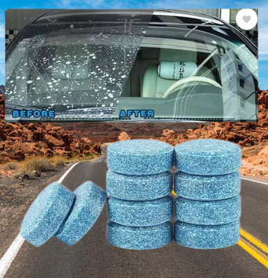 PRERNA Car Wiper Cleaner Tablet Pack 10@ 6001 Tablet Concentrate Vehicle Glass Cleaner(10 Tablets)