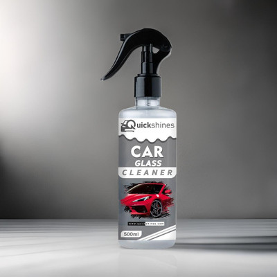 Quickshines Car Glass Cleaner - 500ml | Streak-Free Shine & Crystal-Clear Visibility Liquid Vehicle Glass Cleaner(500 ml)