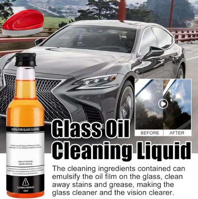 dndcreation Car Windshield Cleaner Oil | Water Spot Remover for Glass Surfaces | Liquid Vehicle Glass Cleaner(100 ml)