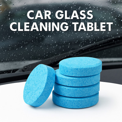 ProTech Services 5 pc set Car Windshield Glass Cleaner Wiper Detergent Effervescent Tablets Tablet Concentrate Vehicle Glass Cleaner(25 Tablets)