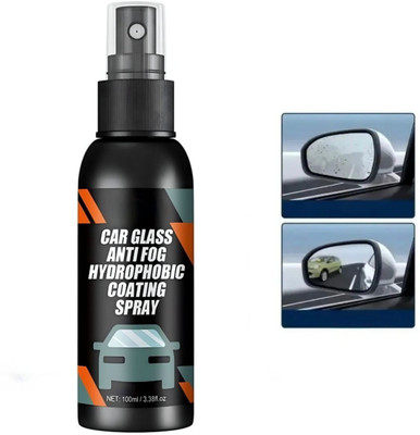 SCENTORA Car Defogger Spray – Multi-Surface Anti-Fog Formula for Glass, Mirrors & Visors Liquid Vehicle Glass Cleaner(100 ml)