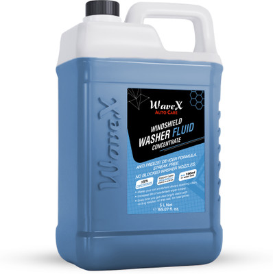 Wavex Windshield Washer Fluid Concentrate 5 LTR Liquid Vehicle Glass Cleaner(5 L)