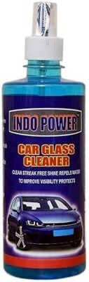 INDOPOWER Car Glass Cleaner Remove Stains & Fingerprints from Windshields & Windows | Liquid Vehicle Glass Cleaner(500 ml)