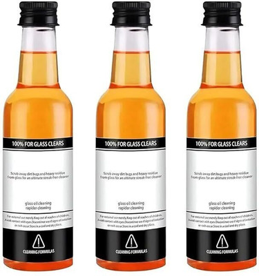 Nislife Glass Cleaner for Oil Film Remover for Home and Auto Windows Cleaning(PACK OF 2) Liquid Vehicle Glass Cleaner(300 ml)