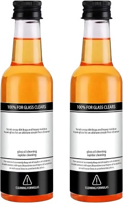 Dykidrah Glass Cleaner for Oil Film Remover for Home and Auto Windows Cleaning(2 x 50 ml)