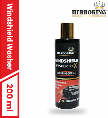 HERBOKING Windshield washer Liquid Vehicle Glass Cleaner(200 ml)