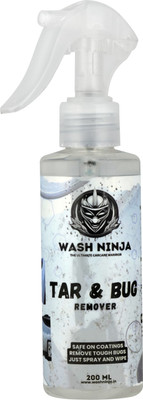 WASHNINJA TAR AND BUG REMOVER Liquid Vehicle Glass Cleaner(200 ml)