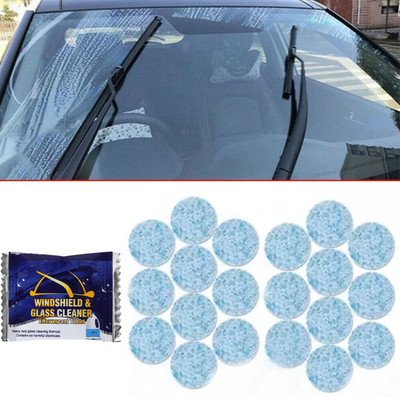 GOLDINKS 20Tablet Car Accessories Windshield & Glass cleaner Wiper Detergent Effervescent Tablet Concentrate Vehicle Glass Cleaner(20 g)