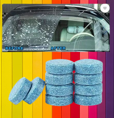 PRERNA Car Wiper Cleaner Tablet Pack 10@ 6006 Tablet Concentrate Vehicle Glass Cleaner(10 Tablets)