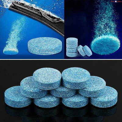 Ankev 50 pcs/set Windshield Cleaning Tablet Concentrate Vehicle Glass Cleaner(50 g)