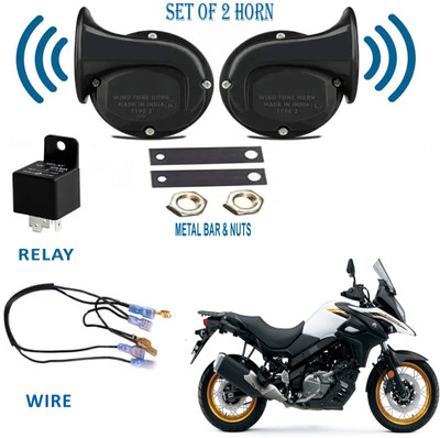 ROYAL AUTO MART Horn For Suzuki Universal For Bike