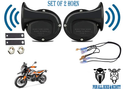 ROYAL AUTO MART Horn For KTM, Universal For Bike Duke 200, Duke 390, Duke 690, Duke1190, Universal For Bike