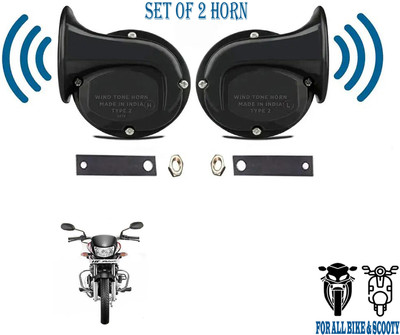 ROYAL AUTO MART Horn For Hero HF, HF-Deluxe, HF-Dawn, Universal For Bike