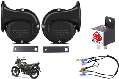 SHOP4U Horn For Honda Universal For Bike