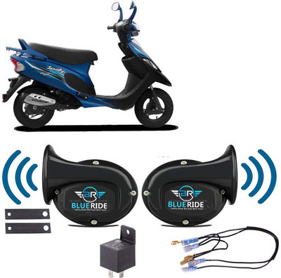 BLUERIDE Horn For TVS Scooty Pep Plus