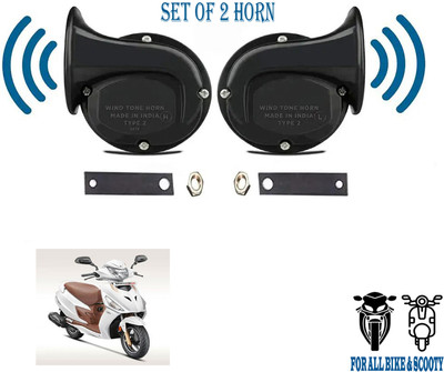 ROYAL AUTO MART Horn For Hero Passion, Passion Plus, Passion Pro, Passion X Pro, Universal For Bike