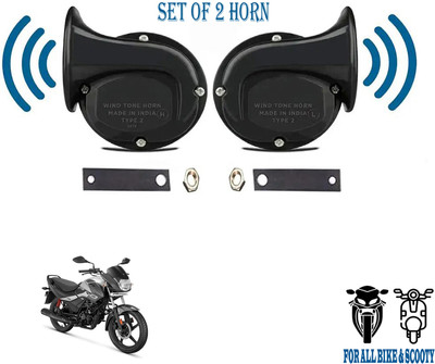 ROYAL AUTO MART Horn For Hero Passion, Passion Plus, Passion Pro, Passion X Pro, Universal For Bike