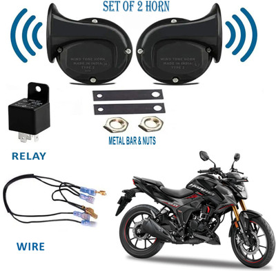 ROYAL AUTO MART Horn For Honda Universal For Bike