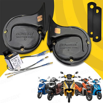Generox Horn For TVS Jive, Jupiter, Scooty Pep+, Scooty Streak, Scooty Zest, Wego