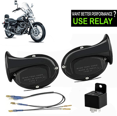 ROYAL AUTO MART Horn For Bajaj Avenger 150, Avenger 200, Avenger 220, Avenger 220 DTS-i, Universal For Bike
