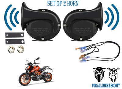ROYAL AUTO MART Horn For KTM, Universal For Bike Duke 200, Duke 390, Duke 690, Duke1190, Universal For Bike