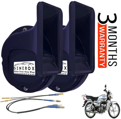 Generox Horn For Hero Splendor Plus