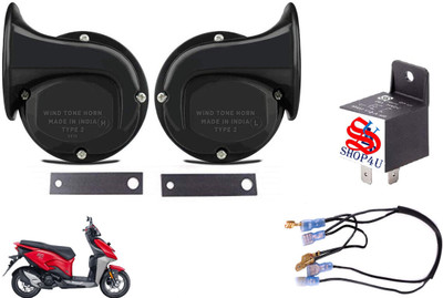 SHOP4U Horn For Hero Universal For Bike
