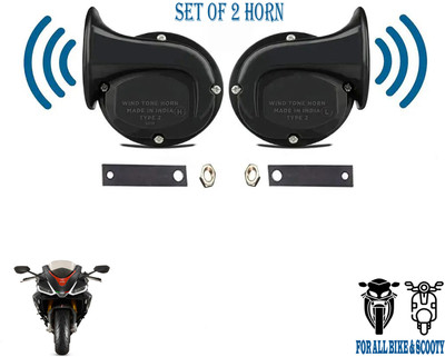 ROYAL AUTO MART Horn For Aprilia RS5, RS6, RS7, Universal For Bike