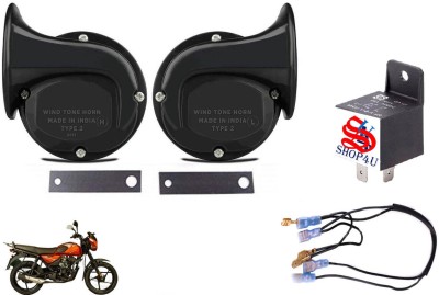 SHOP4U Horn For Bajaj Universal For Bike