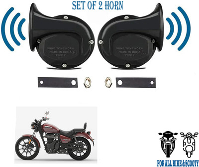 ROYAL AUTO MART Horn For Royal Enfield Meteor 350, Universal For Bike