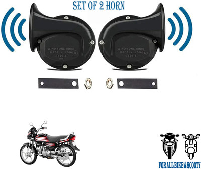 ROYAL AUTO MART Horn For Hero HF, HF-Deluxe, HF-Dawn, Universal For Bike
