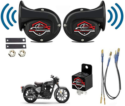 Autoinnovation Horn For Royal Enfield Classic 350, Classic 500, Universal For Bike