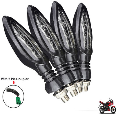 Generox Front, Rear LED Indicator Light for Honda CBF Stunner(Yellow)