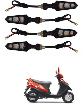 LOVMOTO Side LED Indicator Light for Mahindra Flyte(Amber)