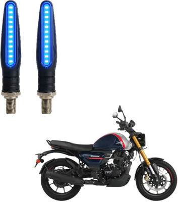 JMA TRADING Front, Rear LED Indicator Light for TVS Universal For Bike(Blue)